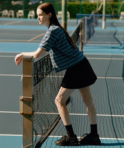 「LACOSTE」 ローカットスニーカー 24 ブラック レディース_5