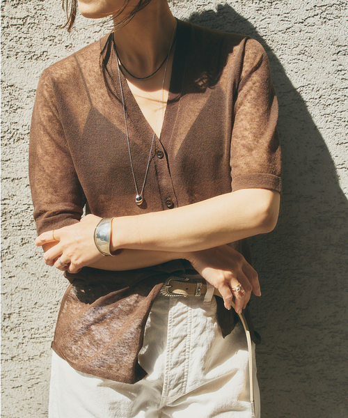 plage（プラージュ） カーディガン Sheer H/S カーディガン レディース