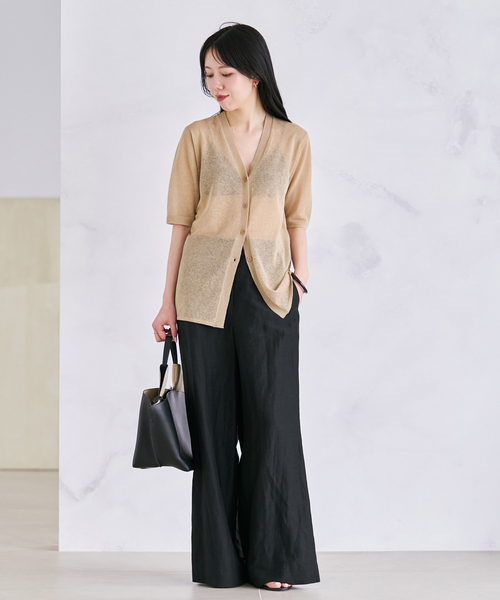 plage（プラージュ） カーディガン Sheer H/S カーディガン レディース