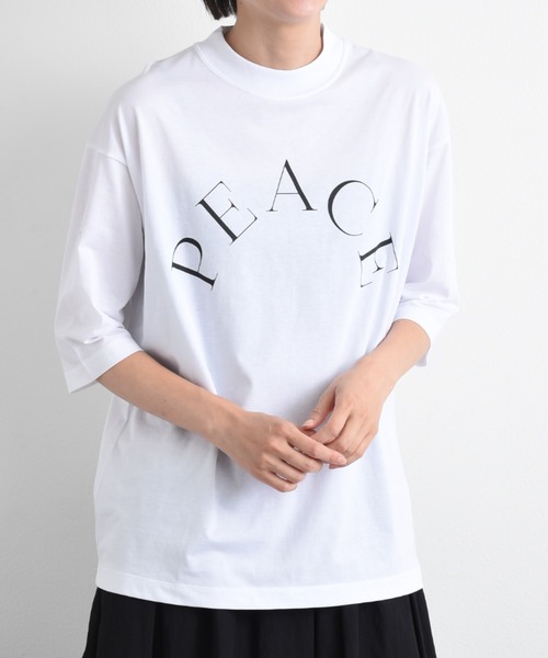 「INTERPLANET」 半袖Tシャツ FREE ホワイト レディース_画像4