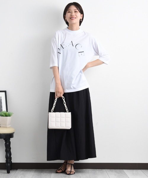 「INTERPLANET」 半袖Tシャツ FREE ホワイト レディース_画像8