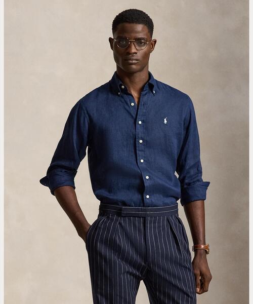極美品 POLO RALPH LAUREN クラシックフィットリネンシャツ POLO RALPH LAUREN（ポロ・ラルフローレン） ラルフローレン シャツ