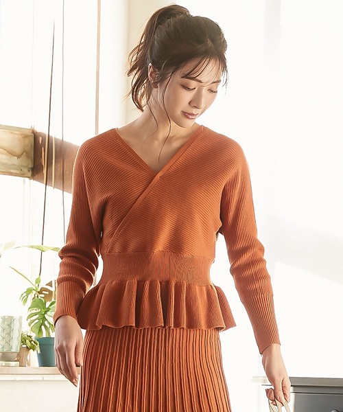 KOBE LETTUCE（神戸レタス） ニット セーター フレアヘムカシュクール