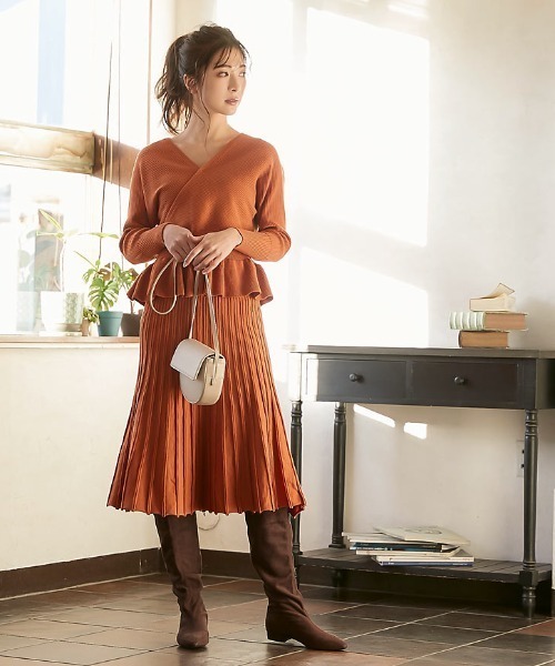 KOBE LETTUCE（神戸レタス） ニット セーター フレアヘムカシュクール