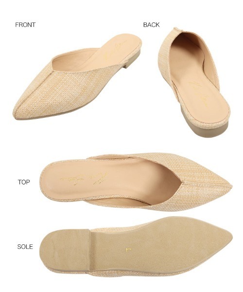 【SEZANE】シンプルで上質 大人の洗練フラットミュール KOBE LETTUCE サンダル シンセーシームポインテッドトゥフラット