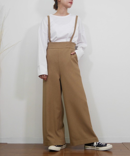 パンツ ハイウエスト サスペンダーパンツ :52834786:ZOZOTOWN Yahoo!店
