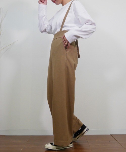 パンツ ハイウエスト サスペンダーパンツ :52834786:ZOZOTOWN Yahoo!店