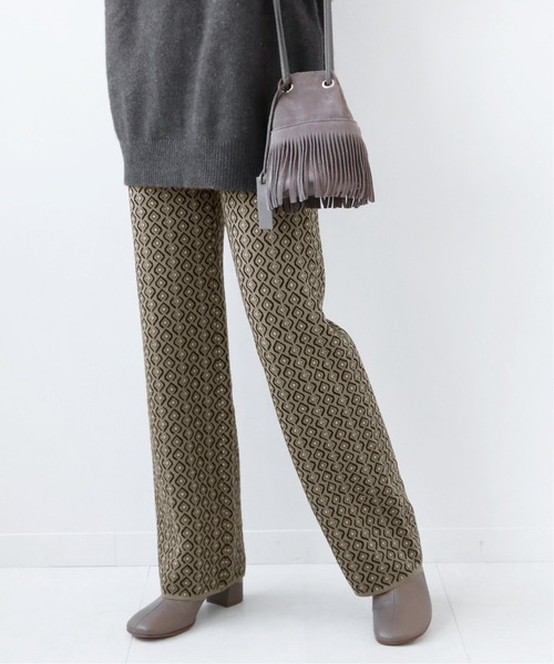 JOURNAL STANDARD relume パンツ ジャガードニットパンツ