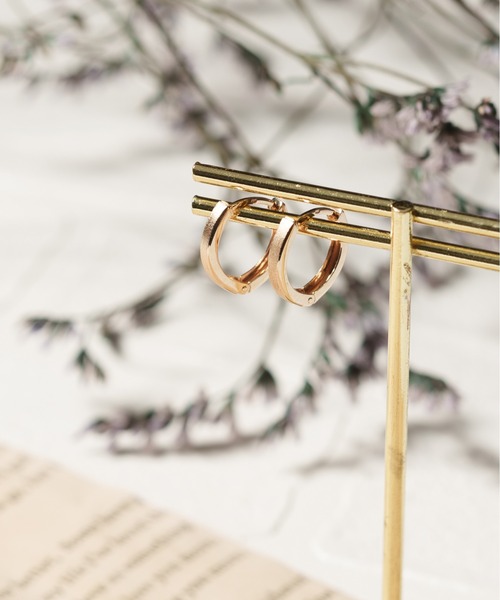 激安商品 by closet Jewel L&Co. レディース フープピアス K10 ピアス アクセサリー