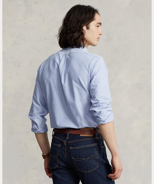 【ブルベウェーブ】POLO RALPHLAUREN オクスフォードシャツ オーバーサイズ フィット コットン オックスフォード シャツ