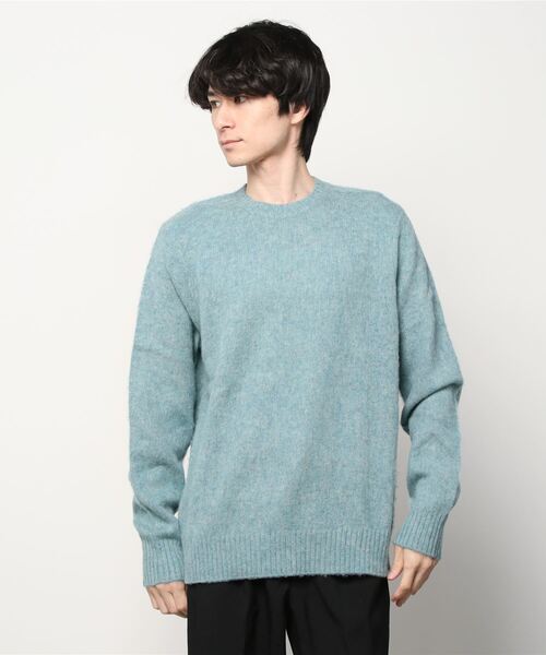 ブラッシュド ウール ニットセーター