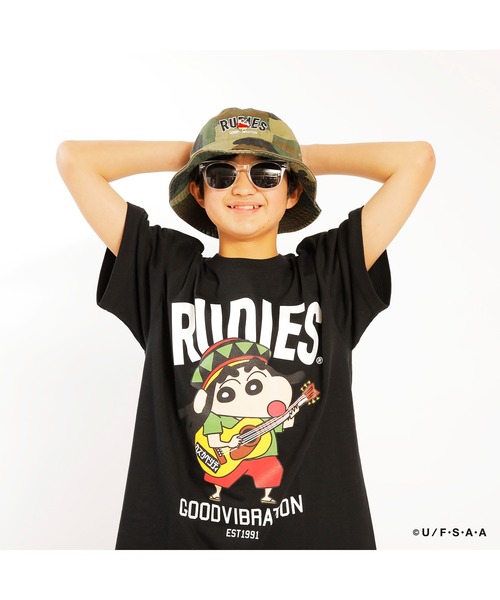 RUDIE'S tシャツ x CRAYON SHINCHAN DREADROCK TEE / ルー
