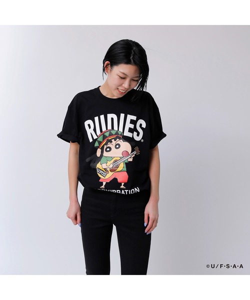 RUDIE'S tシャツ x CRAYON SHINCHAN DREADROCK TEE / ルー