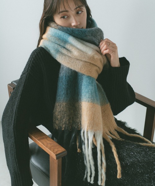 YOKE 「YOKE」 マフラー - ブラウン レディース : ZOZOTOWN Yahoo!店