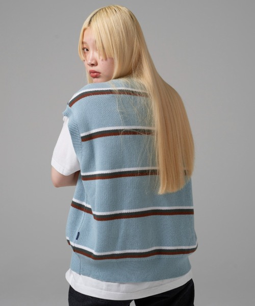 SINK kotohayokozawa ベスト MULTIBORDER KNITVEST : ZOZOTOWN