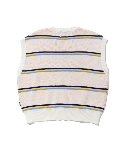 kotoha yokozawa　ニットベスト SINK kotohayokozawa ベスト MULTIBORDER KNITVEST : ZOZOTOWN