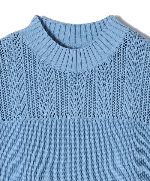 ニット 0 x ones：〈手洗い可能〉透かし コンビ ニット ベスト ニット ones：〈手洗い可能〉透かし コンビ