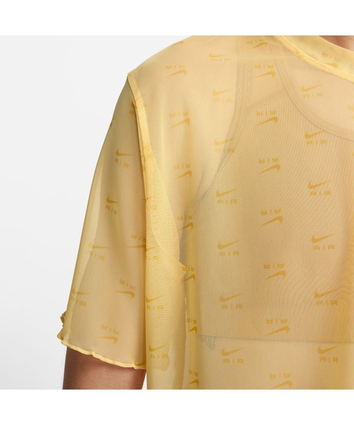 NIKE tシャツ AS W NSW AIR AOP MESH SS CROP ナイキ ウィメンズ