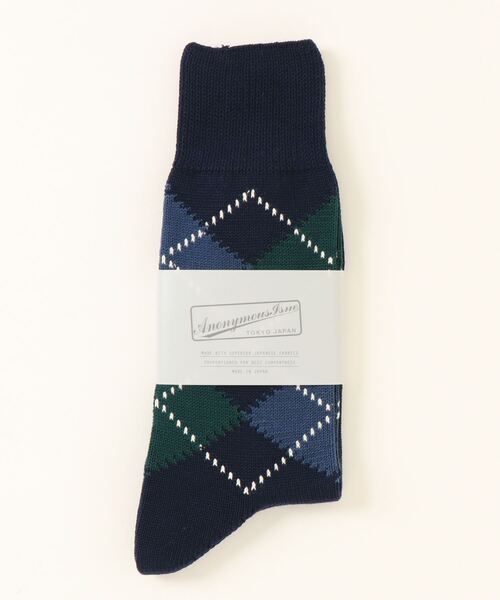 ANONYMOUSISM（アノニマスイズム） 靴下 「AnonymousIsm」アーガイル