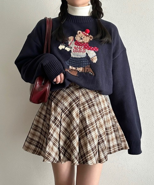 Cham. スカート チェックフレアスカート : ZOZOTOWN Yahoo!店 - 通販