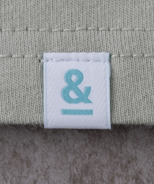BRICK＆SONS tシャツ ＆ロゴオーバーサイズTシャツ「セージ
