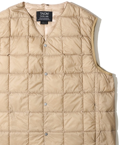 TAION（タイオン） ダウンベスト ベスト 「TAION / タイオン」V NECK 