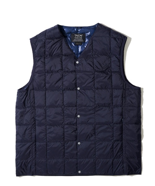 WIND AND SEA TAION ベスト ネイビー サイズL TAION x WDS VOLUME DOWN VEST（ダウンベスト）｜WIND AND SEA