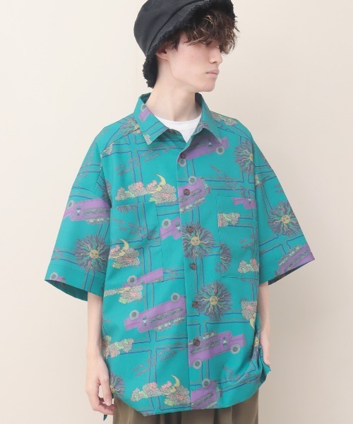 A CHOCK★刺繍ロゴ ユニセックス コットンシャツ AK13 A FEW GOOD KIDS 】 AFGK 正規品 男女兼用 ユニセックス ロゴ