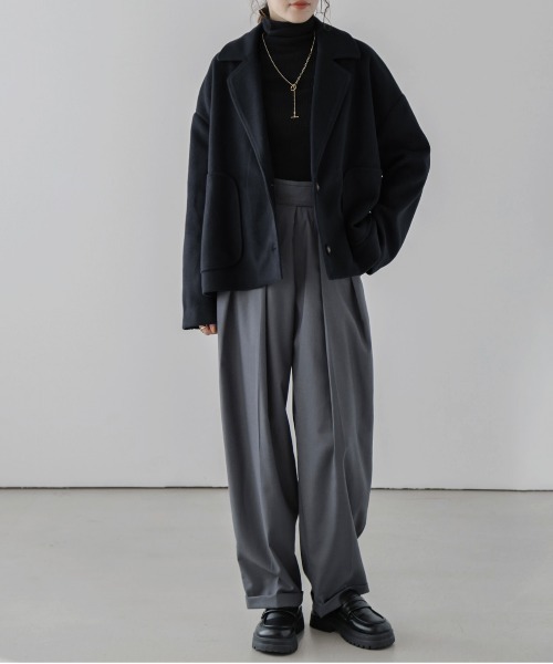 美品レディースM☆ロメオジリイタリア製高品質ウールテーラードジャケット 美品レディースM☆ロメオジリイタリア製高品質ウールテーラード