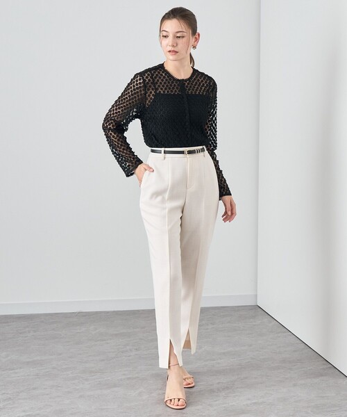 ANAYI ブラウス シャツ フラワーチュールレース レディース : ZOZOTOWN 