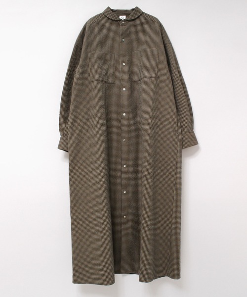 RNA-N（アールエヌエーエヌ） シャツワンピース D1641 先染めチェック