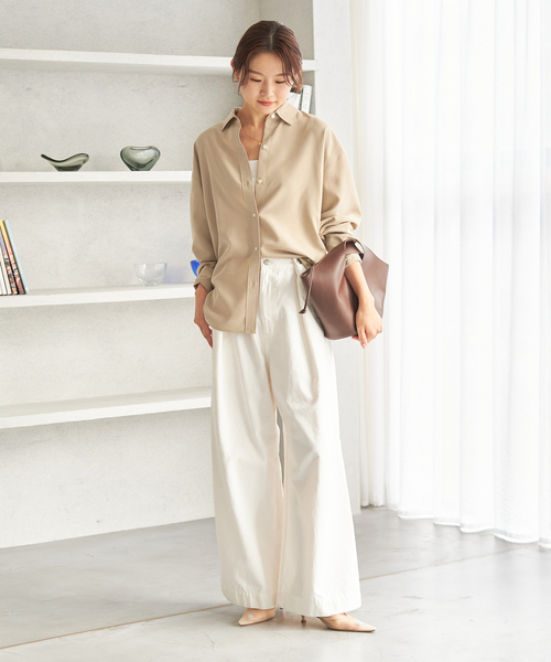 plage（プラージュ） シャツ ブラウス Peach シャツ レディース