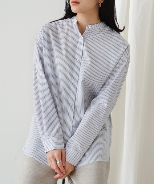 tシャツ テトロン×コットンラメブロードストラップシャツ レディース