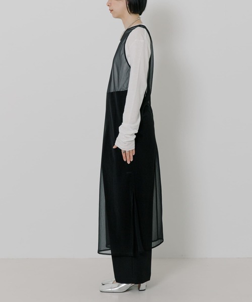 URBAN RESEARCH ワンピース シアーレイヤードワンピース