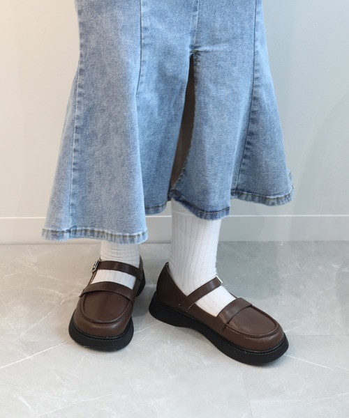 shoes365 ローファー 「shoes365」バックル止め 柔らかいローファー