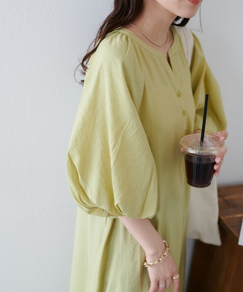 Discoat ワンピース 「新色追加!/WEB限定」バルーンマキシワンピース