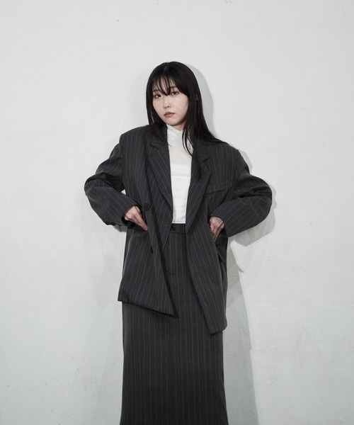 スカート ピンストライプIラインスカート : ZOZOTOWN Yahoo!店 - 通販