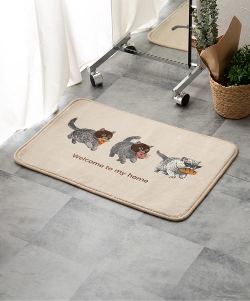 Jubilee（ジュビリー） ラグ ラグマット もこもこ起毛 犬・猫デザイン