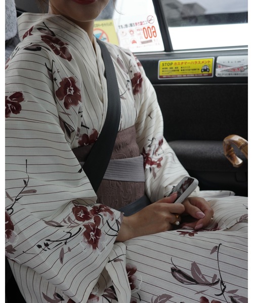 【セパレート】浴衣　jumelle jumelle 浴衣 「4点セット」1人で着られる浴衣 - jm suisai