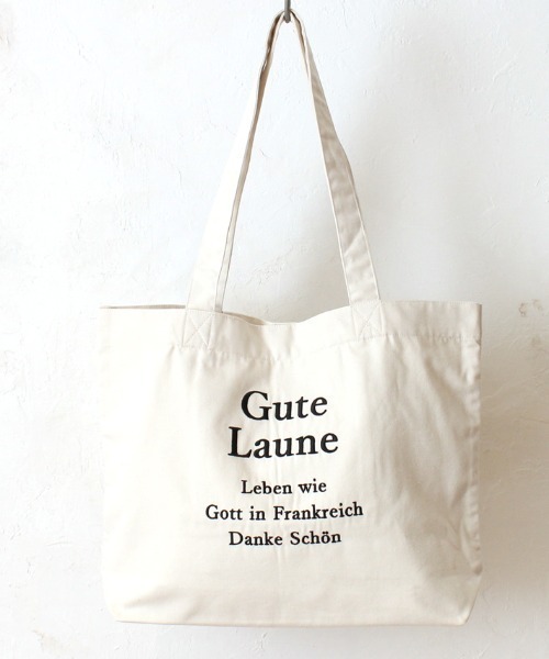Per sist ence トートバッグ ロゴ刺繍ラージトート レディース