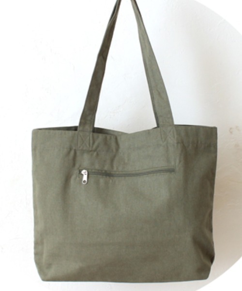 Per sist ence トートバッグ ロゴ刺繍ラージトート レディース