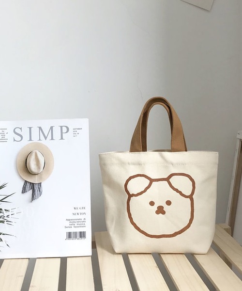 TONE SELECT GOODS トートバッグ 小さめ ミニ urbanfemine./くまミニ