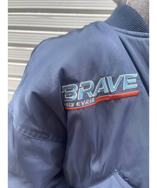 EVRIS ブルゾン アウター BIKER DESIGN MA-1 レディース