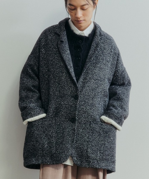 AURALEE ヘリンボーン チェスターコート サイズ5 AURALEE ヘリンボーン チェスターコート サイズ5 2025年最新