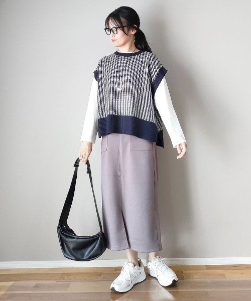 ikka（イッカ） ニット セーター 「ロンTセット」ニットベスト