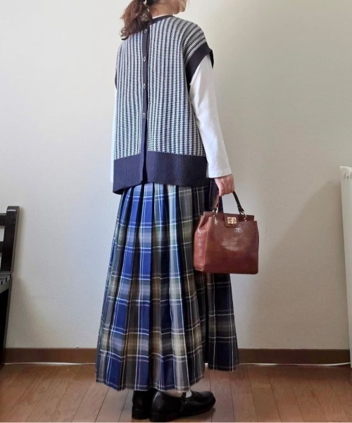 ikka（イッカ） ニット セーター 「ロンTセット」ニットベスト