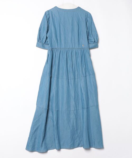 MUVEIL」 半袖ワンピース 36 ブルー レディース : 86266786 : ZOZOTOWN  