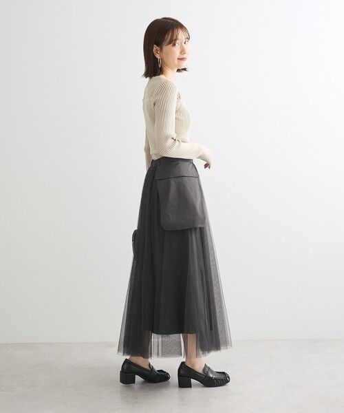 Green Parks（グリーンパークス） スカート ・furry rate チュール