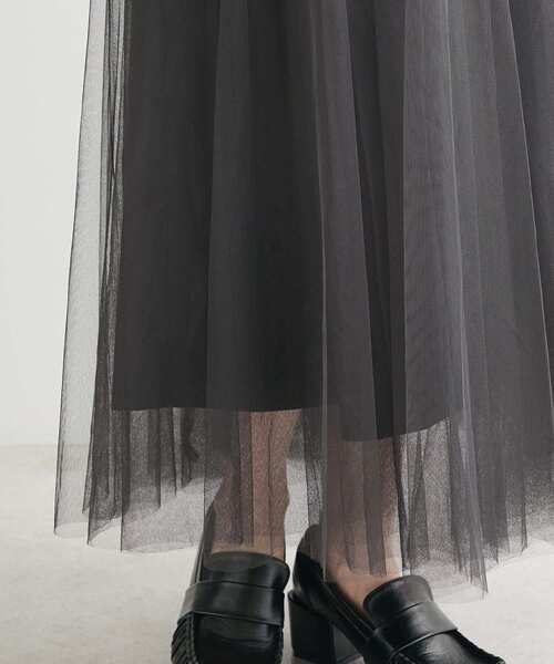 Green Parks（グリーンパークス） スカート ・furry rate チュール