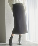 ロング スカート レディース 暖かい オフィス...の詳細画像4